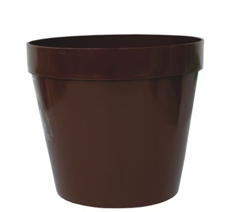 Kvetináč BESOP 12cm hnedý
