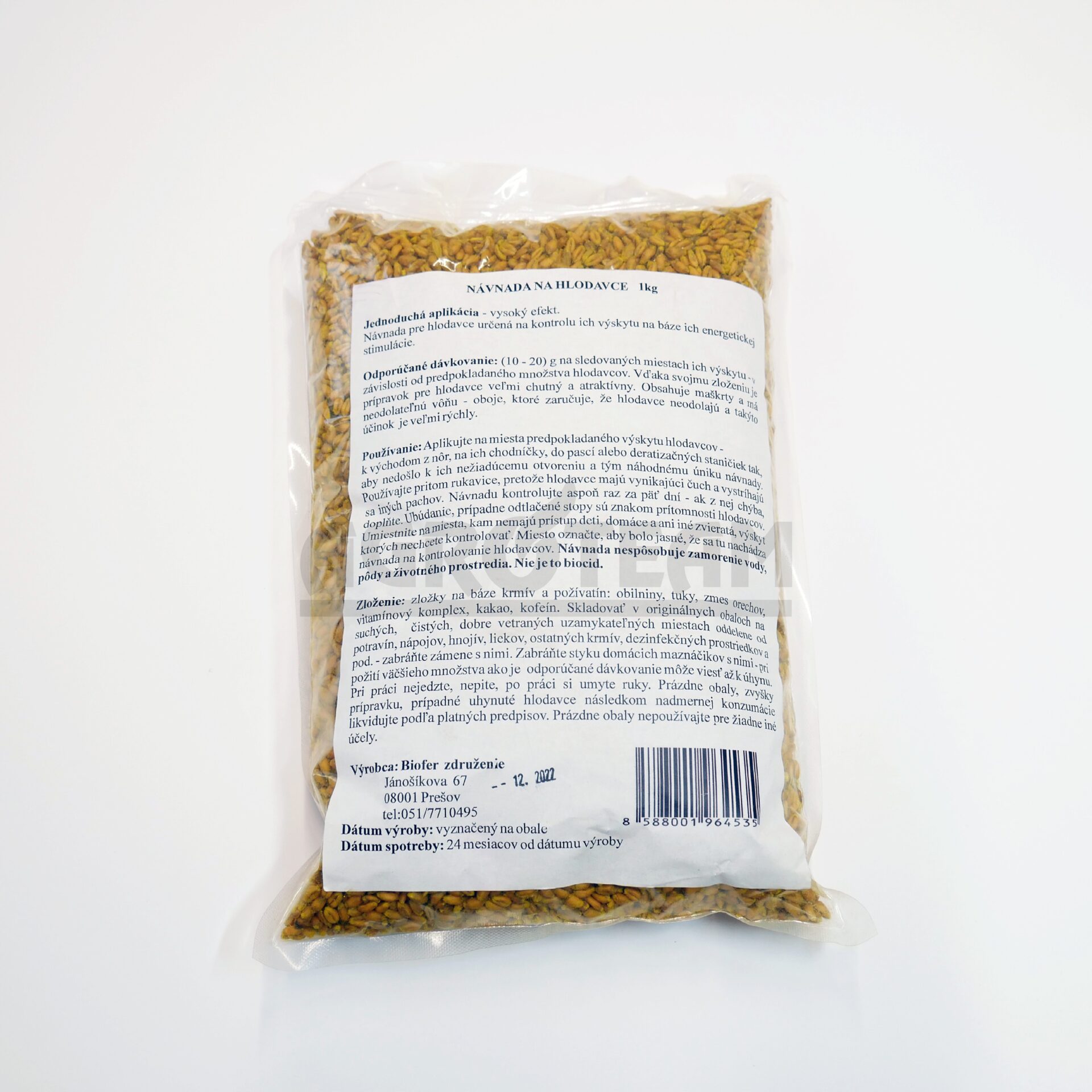 Návnada na hlod.1kg zrno [10]