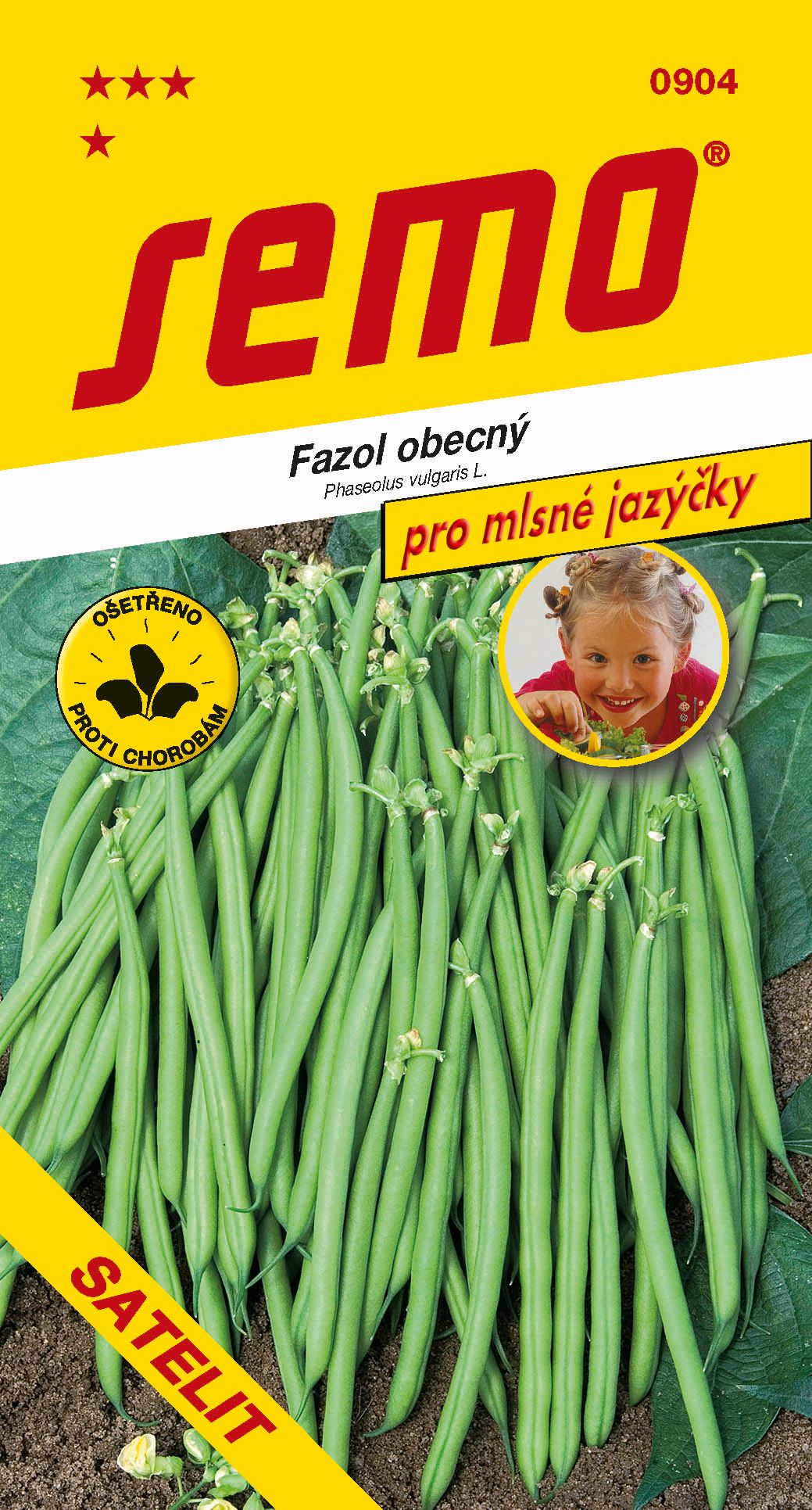 Fazuľa Satelit kríč. ( Fleuret ) MJ SEMO 0904