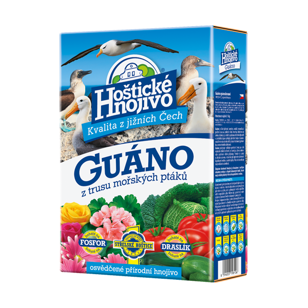 Hoštické guáno granulované 1kg [12]