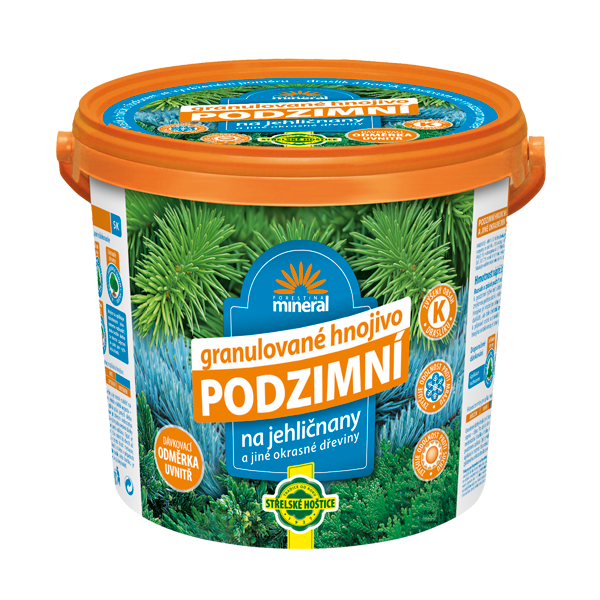 Hnojivo na ihličnany jeseň 5kg vedro