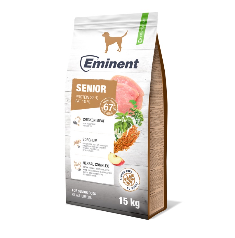 Eminent Senior 15kg (hnedý)