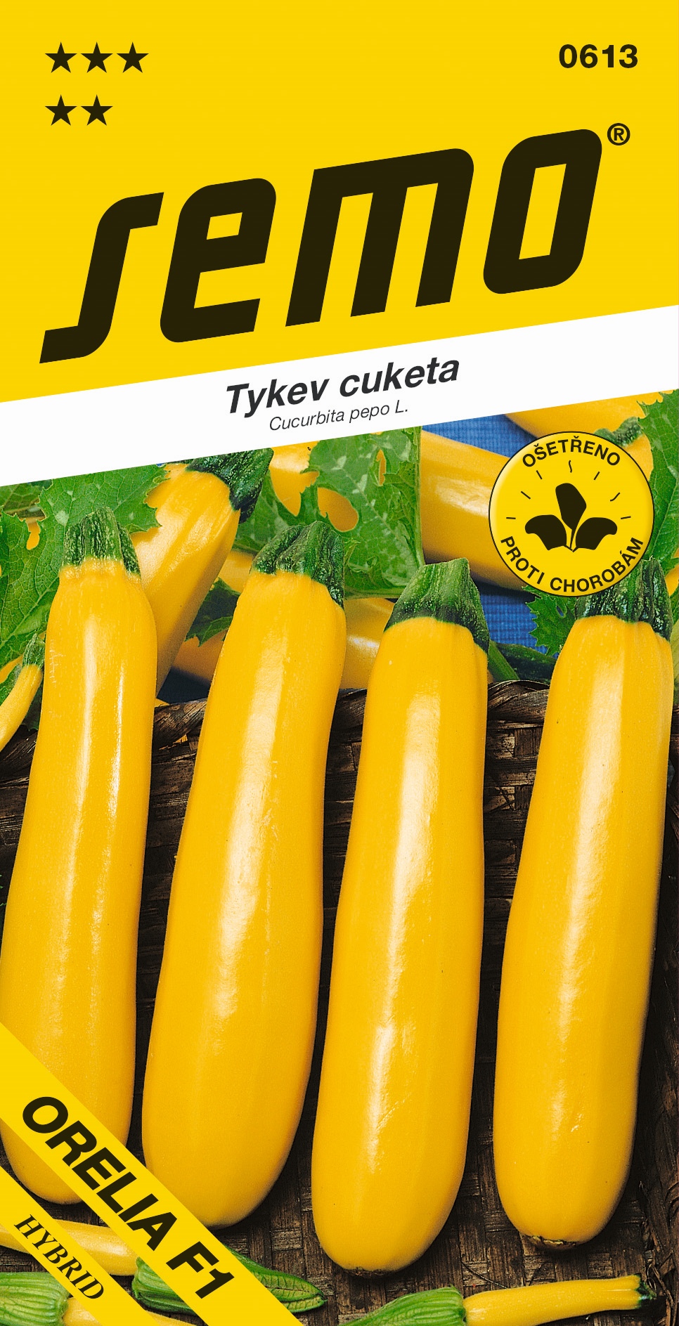 Cuketa Orelia F1 žltá SEMO 0613