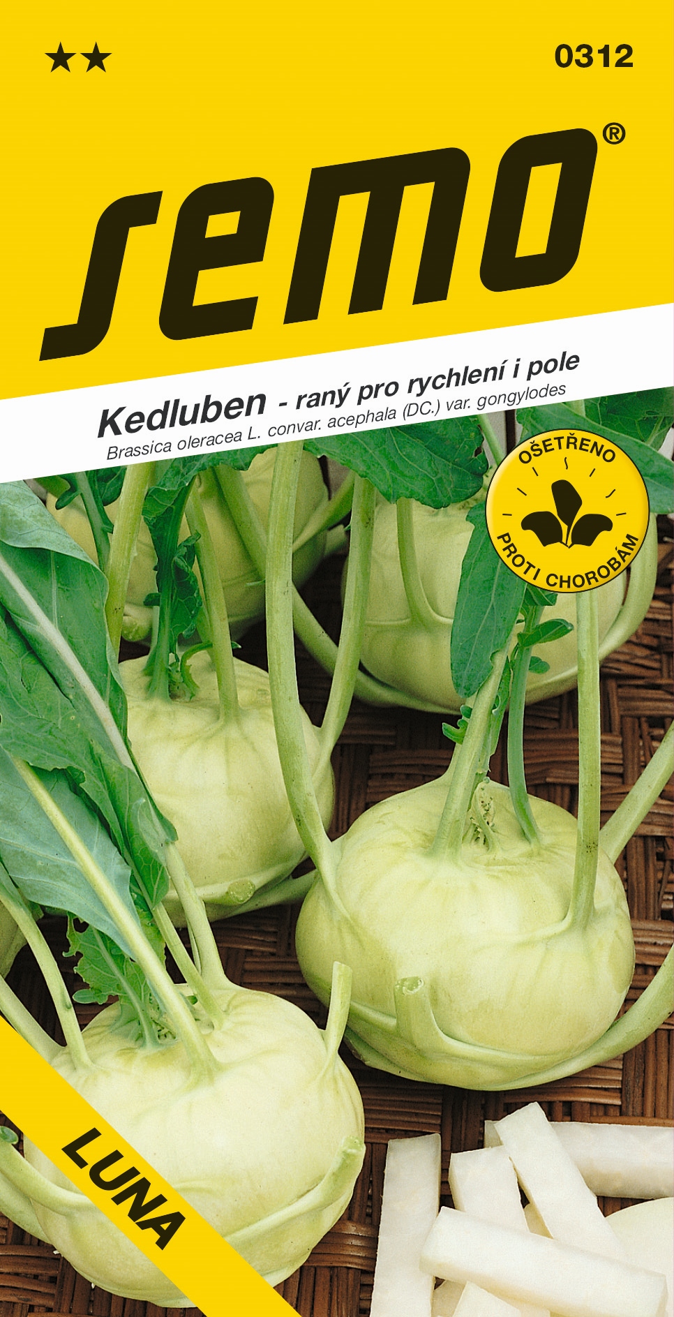Kaleráb Luna biely skorý SEMO 0312