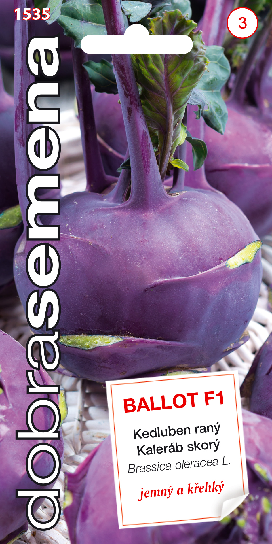 Kaleráb Ballot F1 modrý skorý DS 1535
