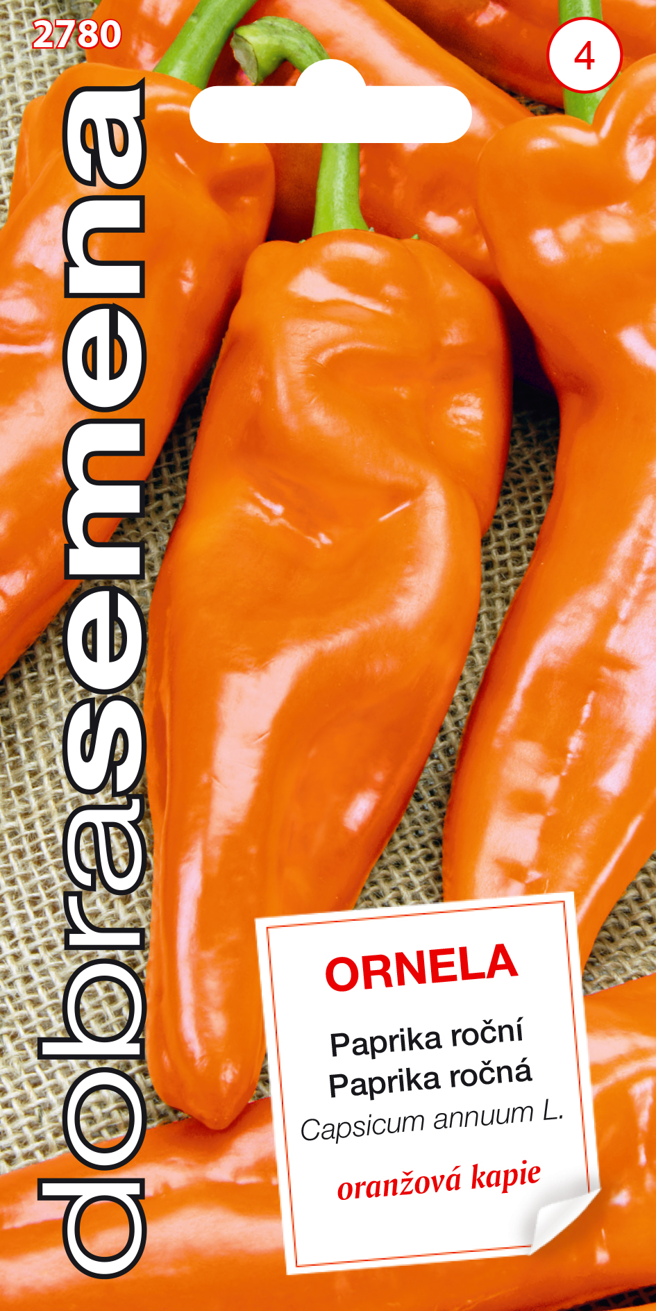 Paprika Ornela oranž. kápia DS 2780