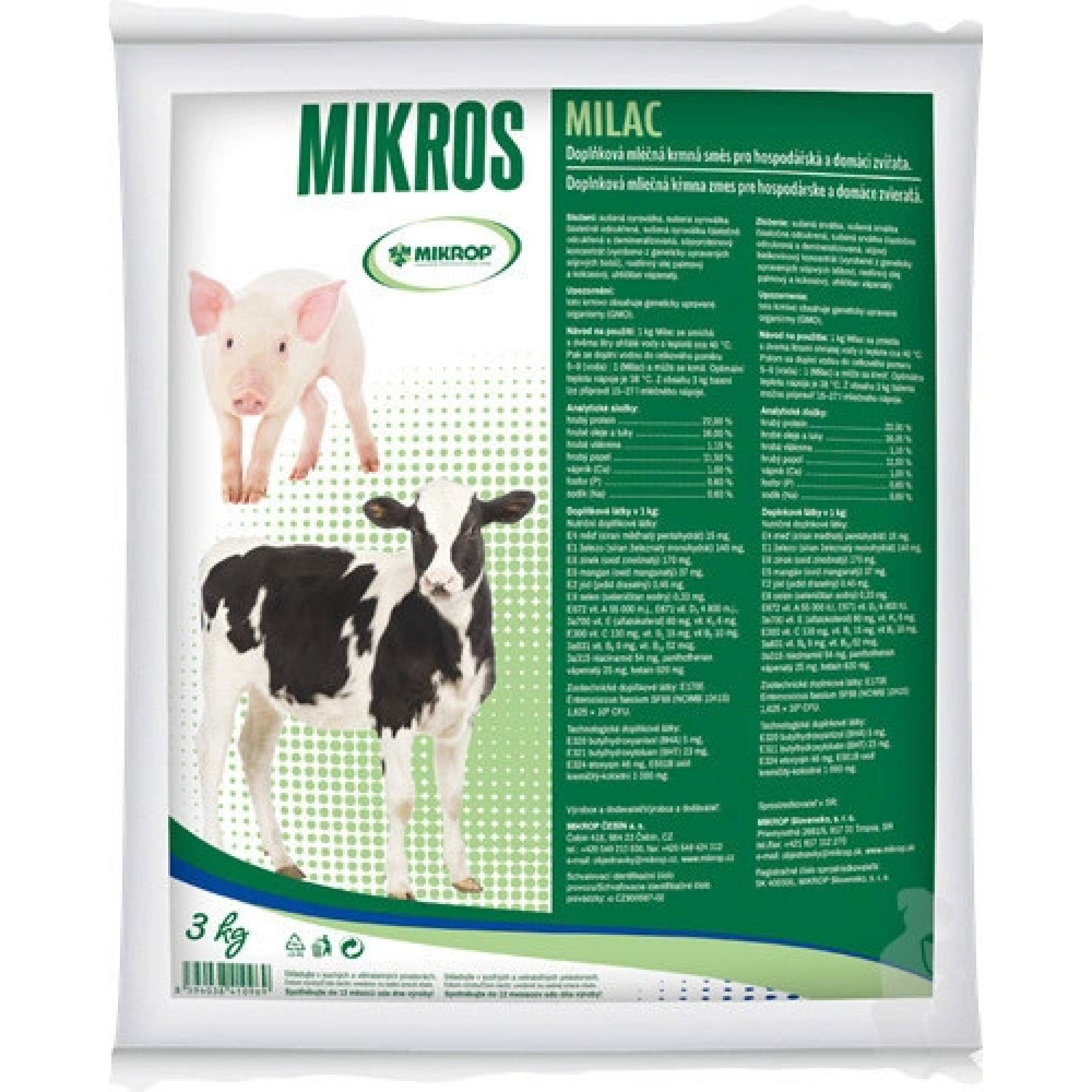 Milac 3 Mliečna náhražka 3kg