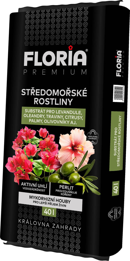 Substrát na stredomor. rastl. s mykorhizou 40l Floria [51]
