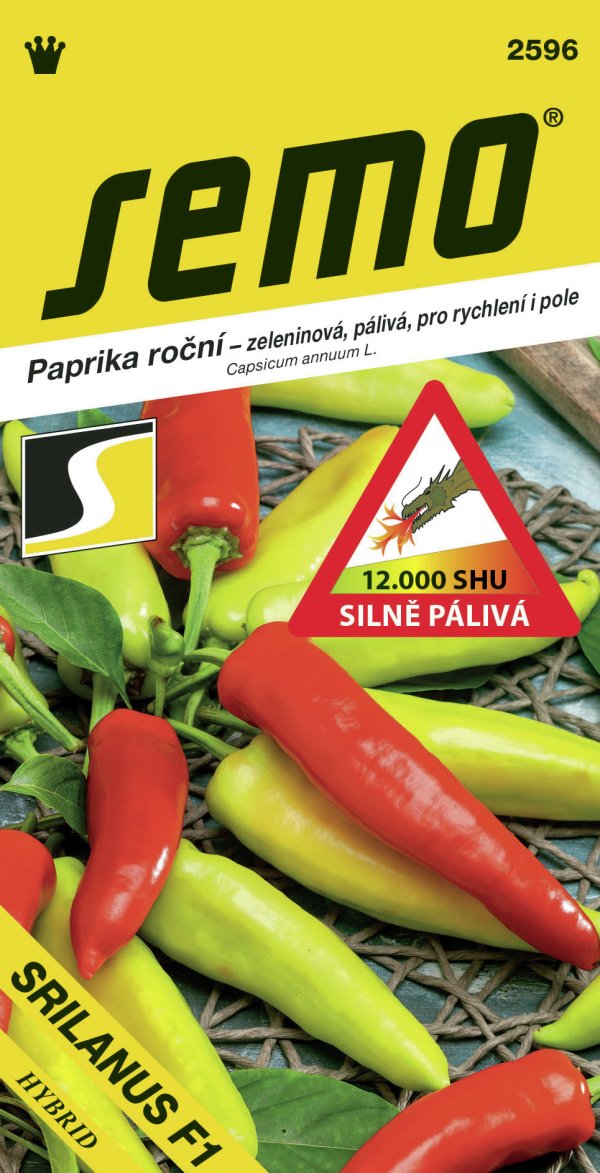 Paprika Srilanus F1 SEMO 2596 – jednoročka