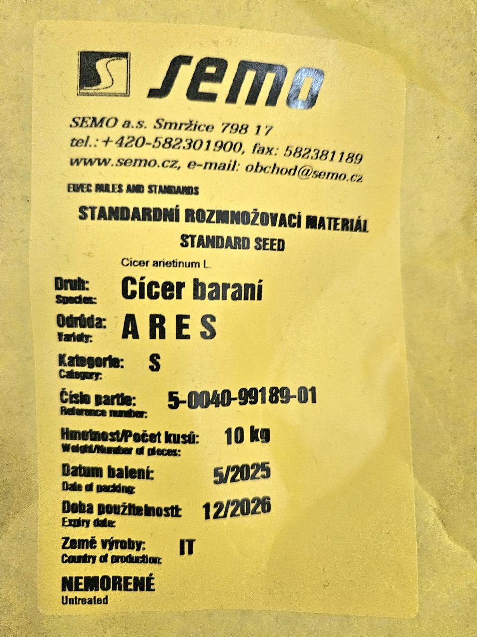 ZB Cícer baraní ARES 1 kg
