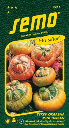 Tekvica okrasná Mini turban SEMO 9211 – jednoročka