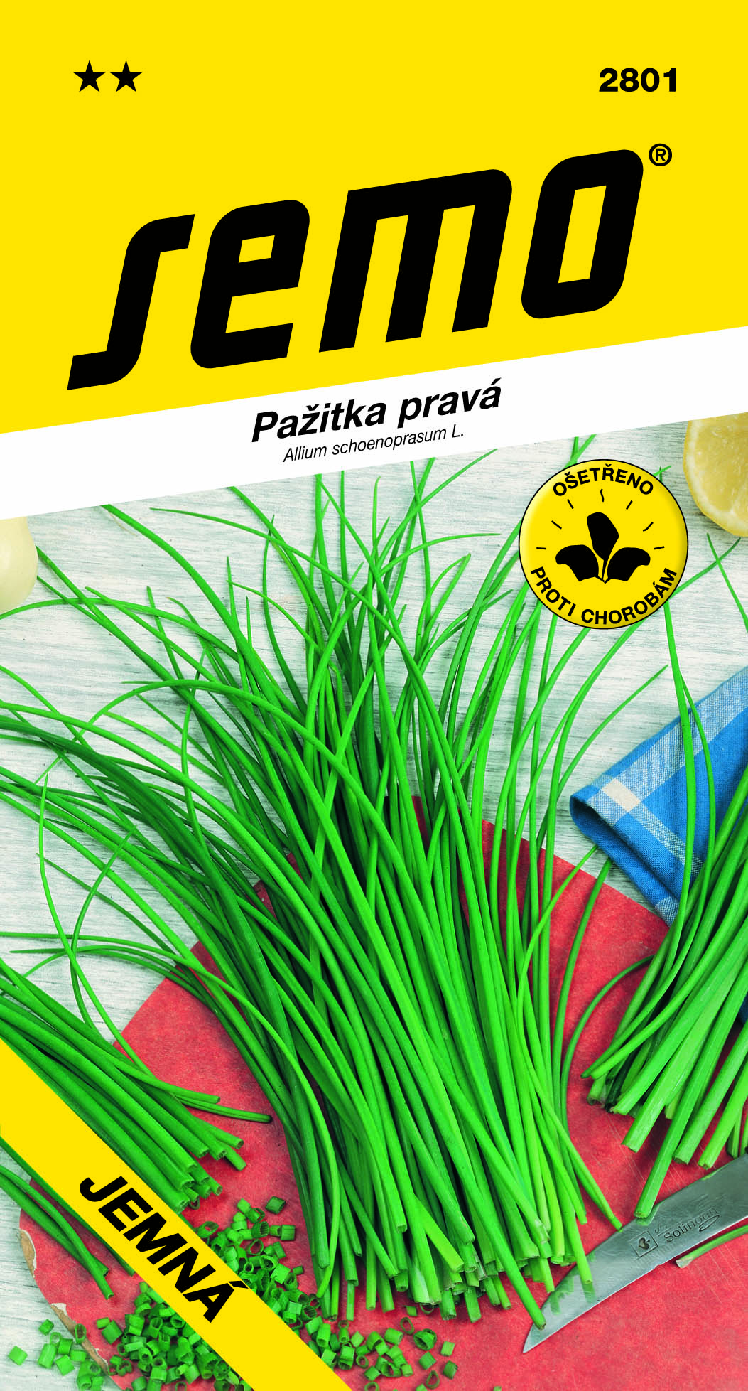 Pažitka pravá jemná SEMO 2801 – jednoročka