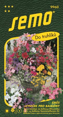 Zmes letničiek na balkóny SEMO 9960 – jednoročka