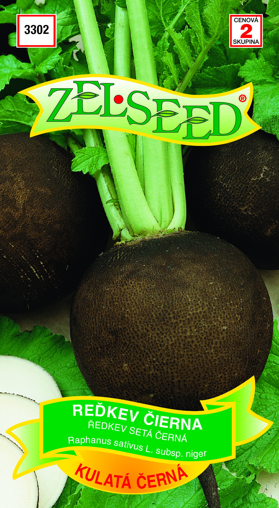 Reďkev čierna Kulatá černá ZEL 3302 – jednoročka