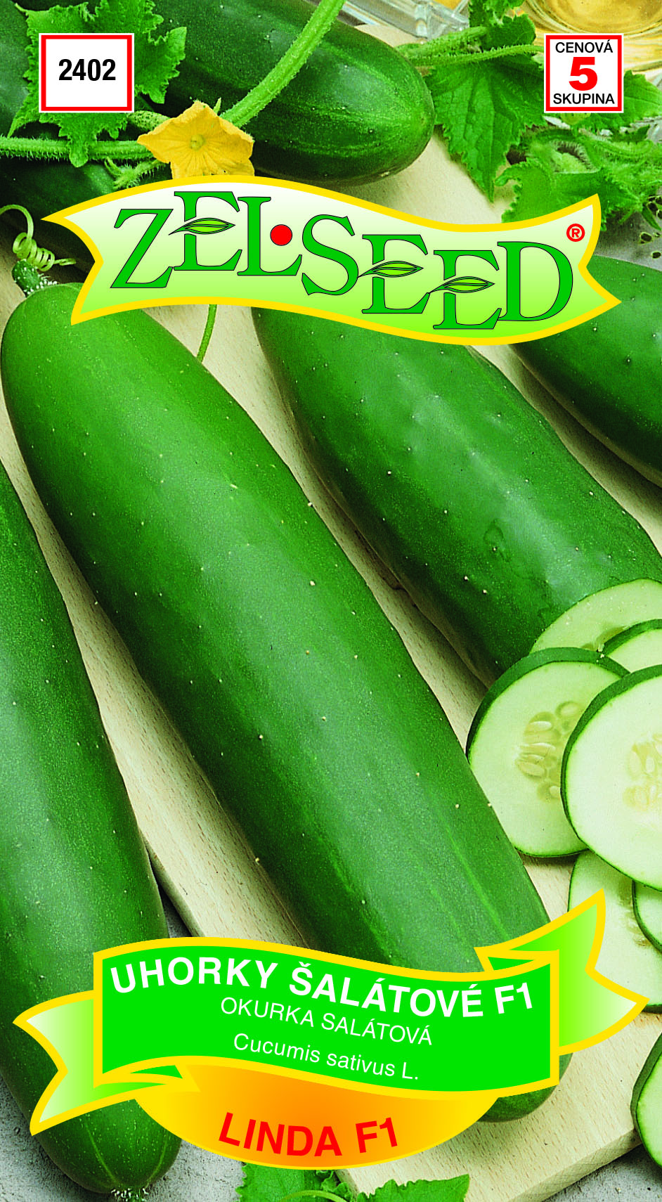 Uhorky šal. Linda F1 ZEL 2402 – jednoročka