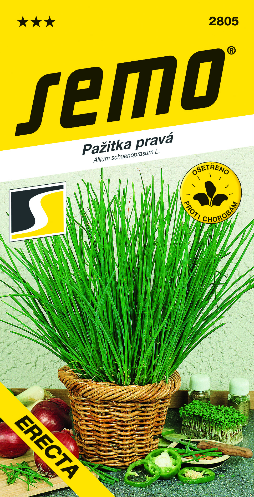 Pažitka pravá Erecta SEMO 2805 – jednoročka