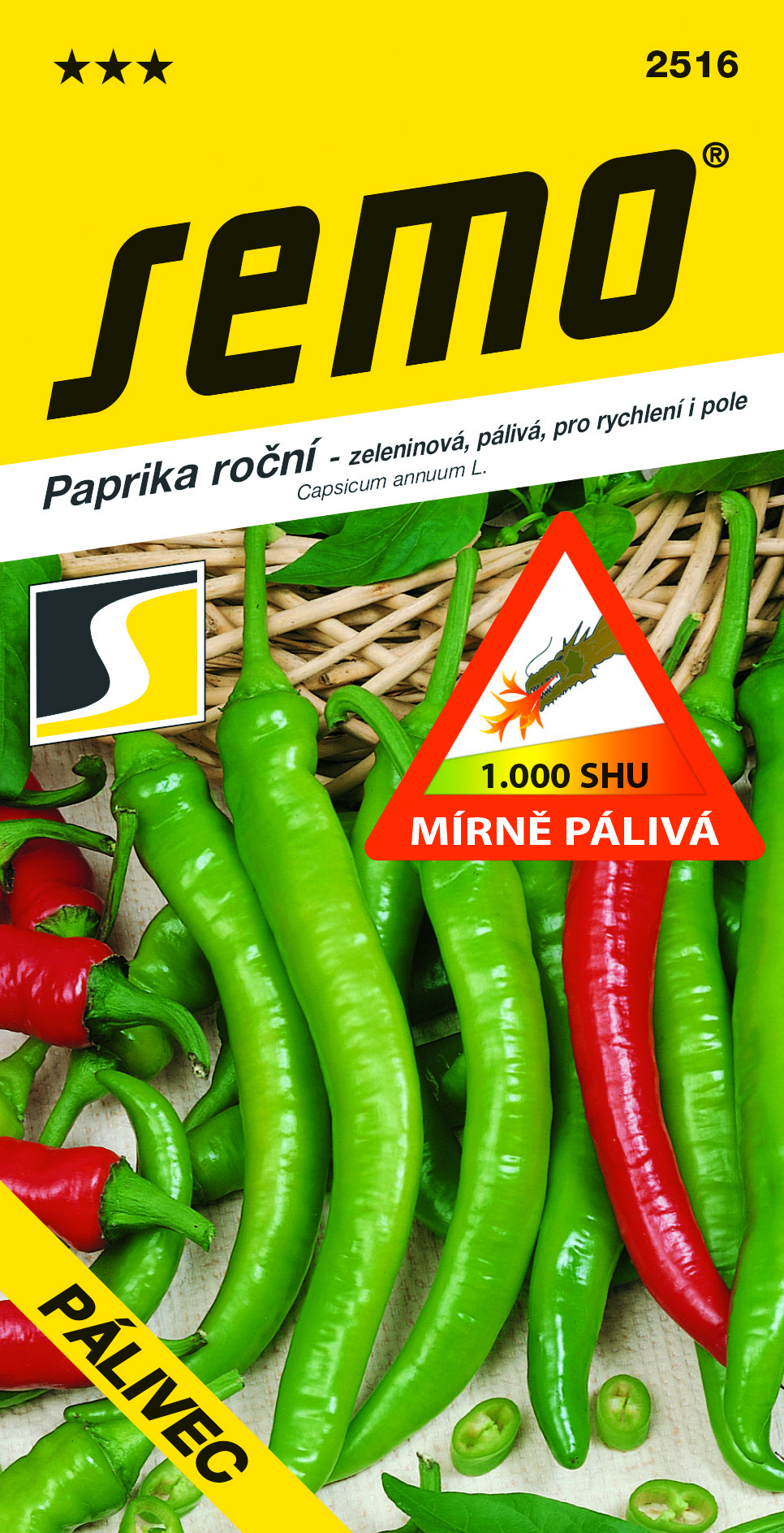 Paprika Pálivec SEMO 2516 – jednoročka