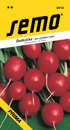Reďkovka Prima červená SEMO 3412 – jednoročka