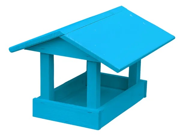 Krmítko drevené č. 11 Malé modré