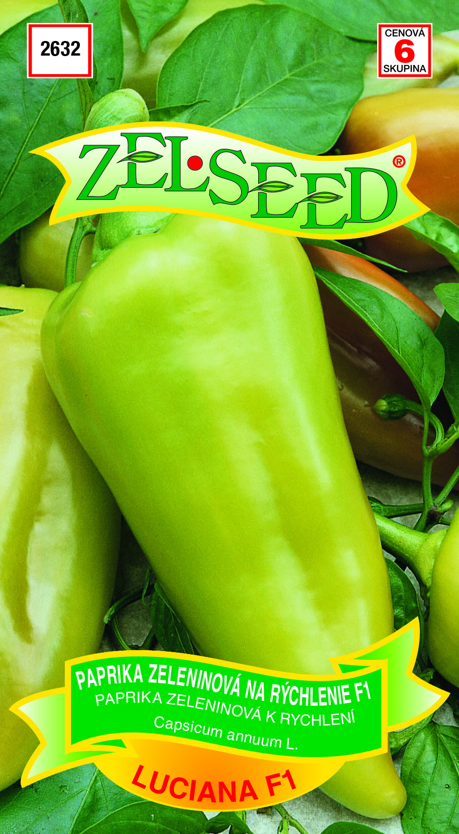 Paprika zel. Luciana F1 na rých. ZEL 2632 – jednoročka