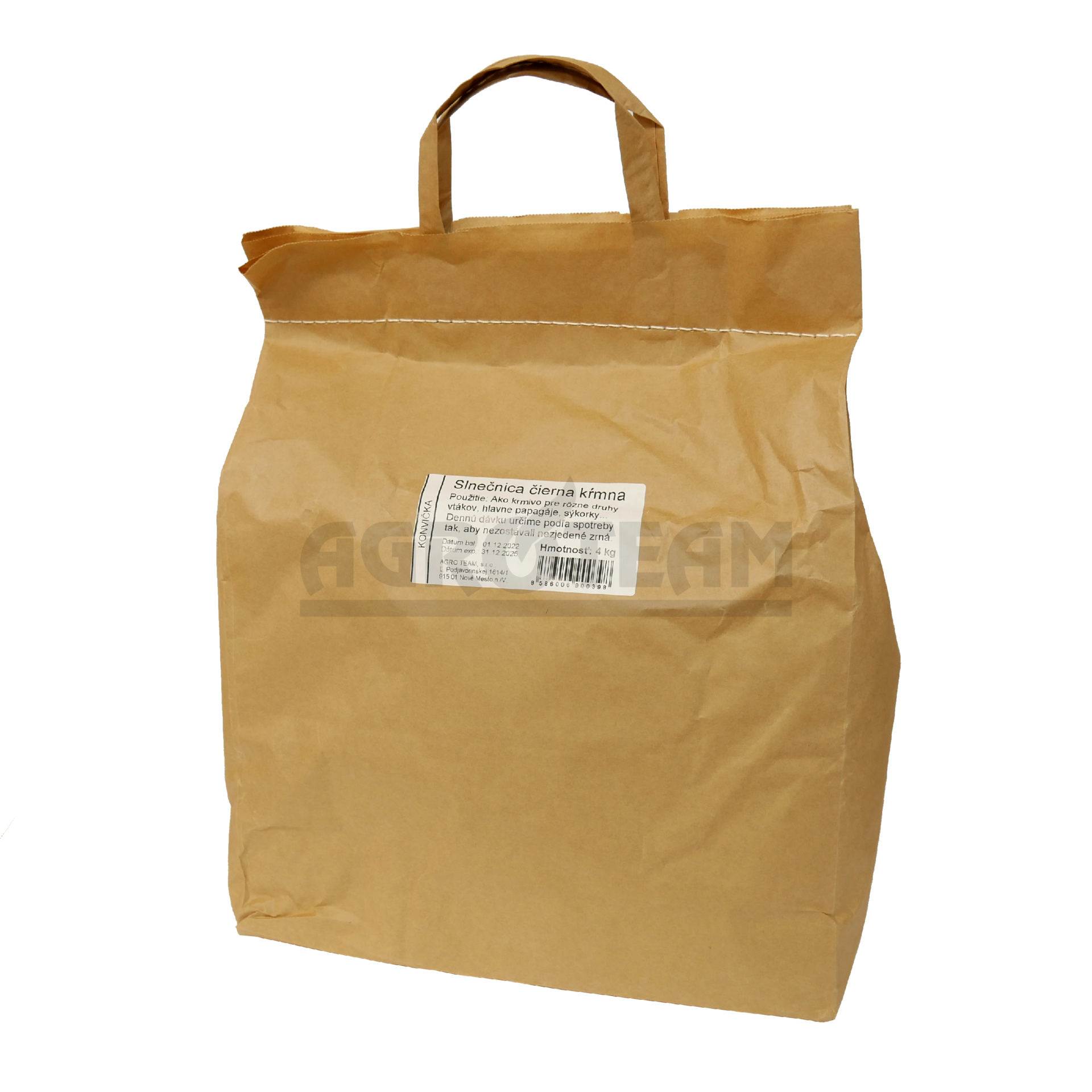 Slnečnica čierna 4kg sáčok