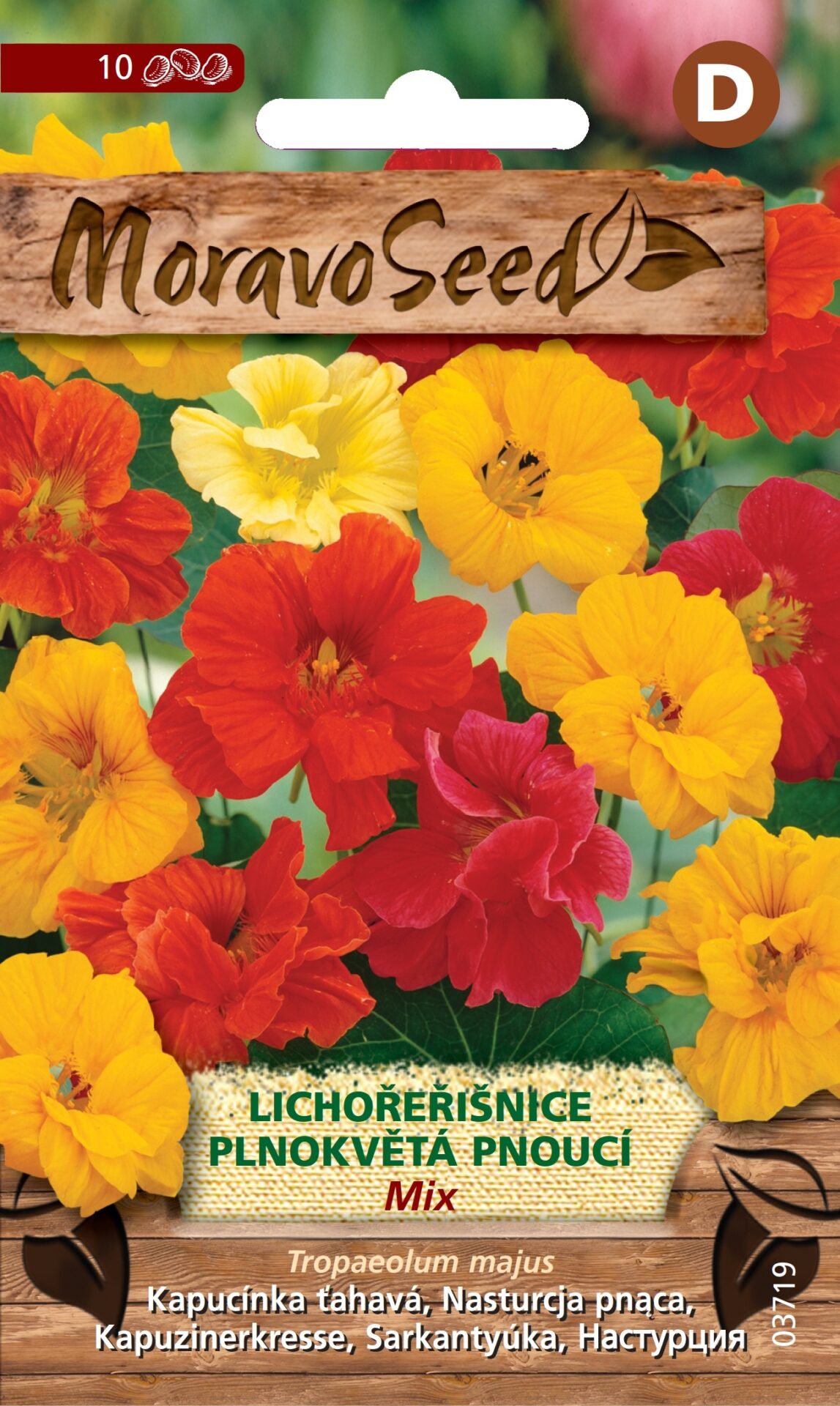 Tropaeolum majus/Kapucínka/pop.zmes.plnokv. MS 3719