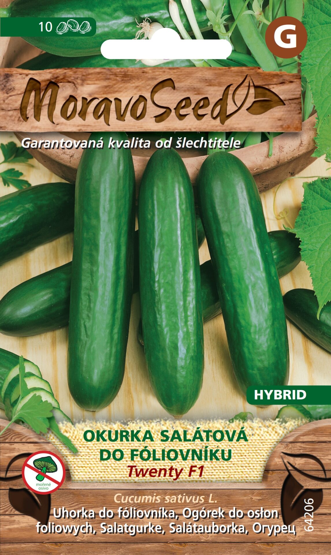 Uhorka šalátová fóliovník TWENTY F1 (part.) MS 64206