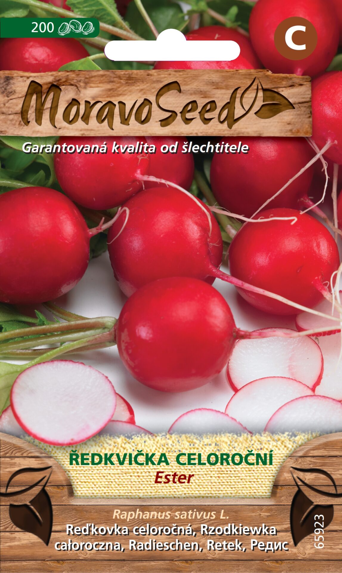 Reďkovka červená guľatá celoročná ESTER MS 65923