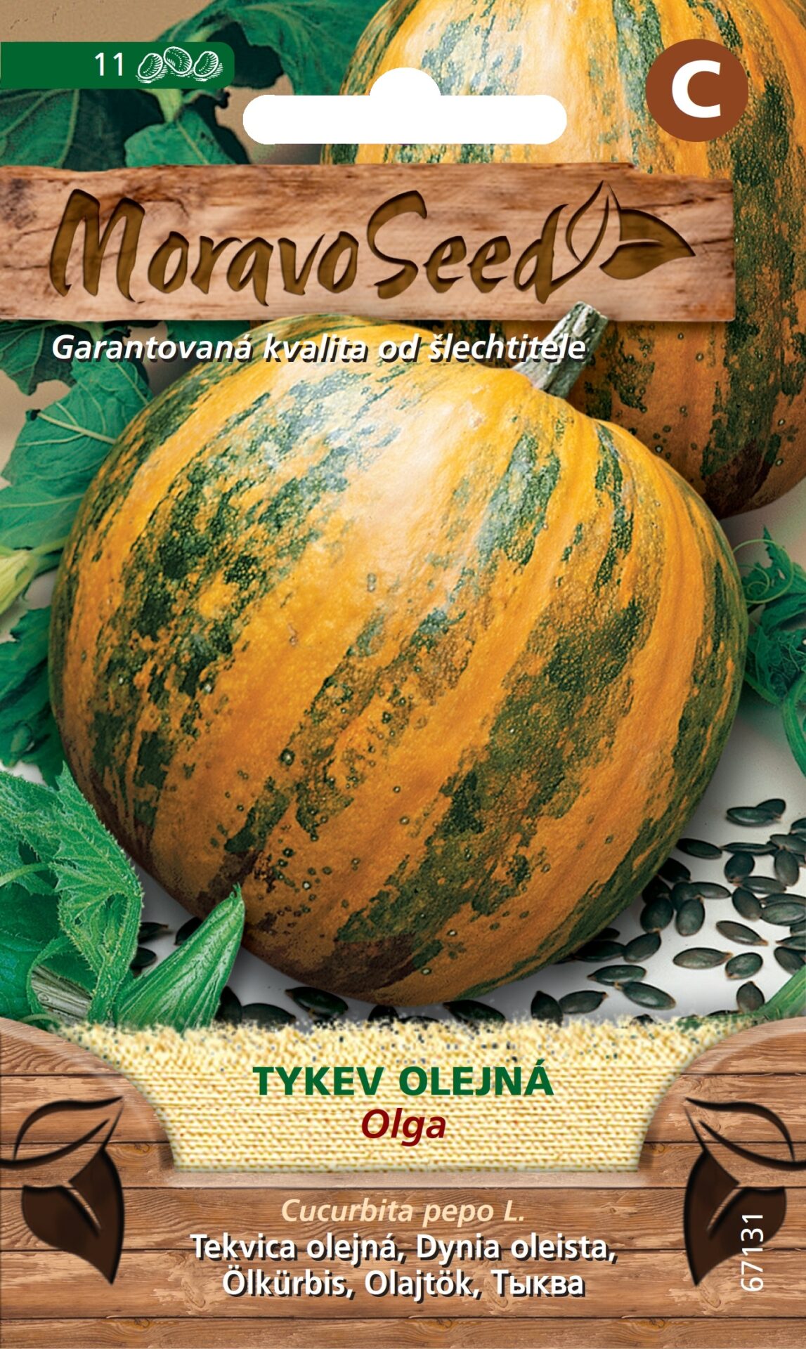 Tekvica olejná bez šupky OLGA MS 67131