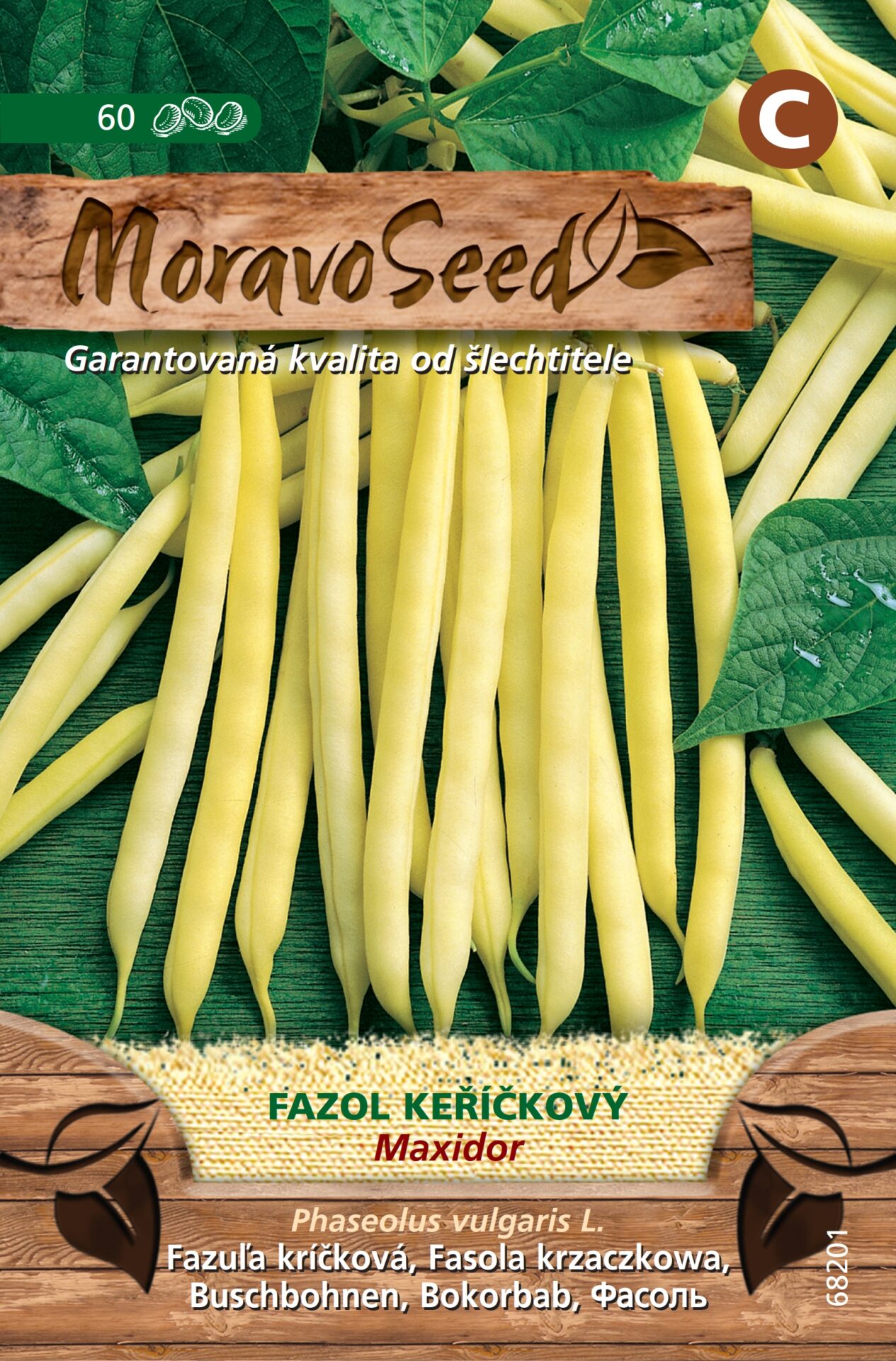 Fazuľa kríčková žltá MAXIDOR MS 68201