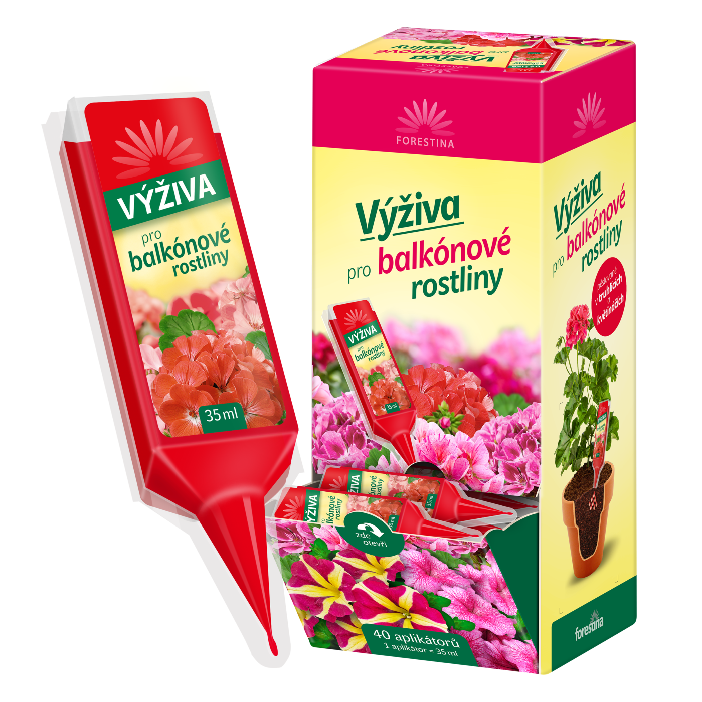 Výživa pre balkónové rastliny 35ml FORE [40]