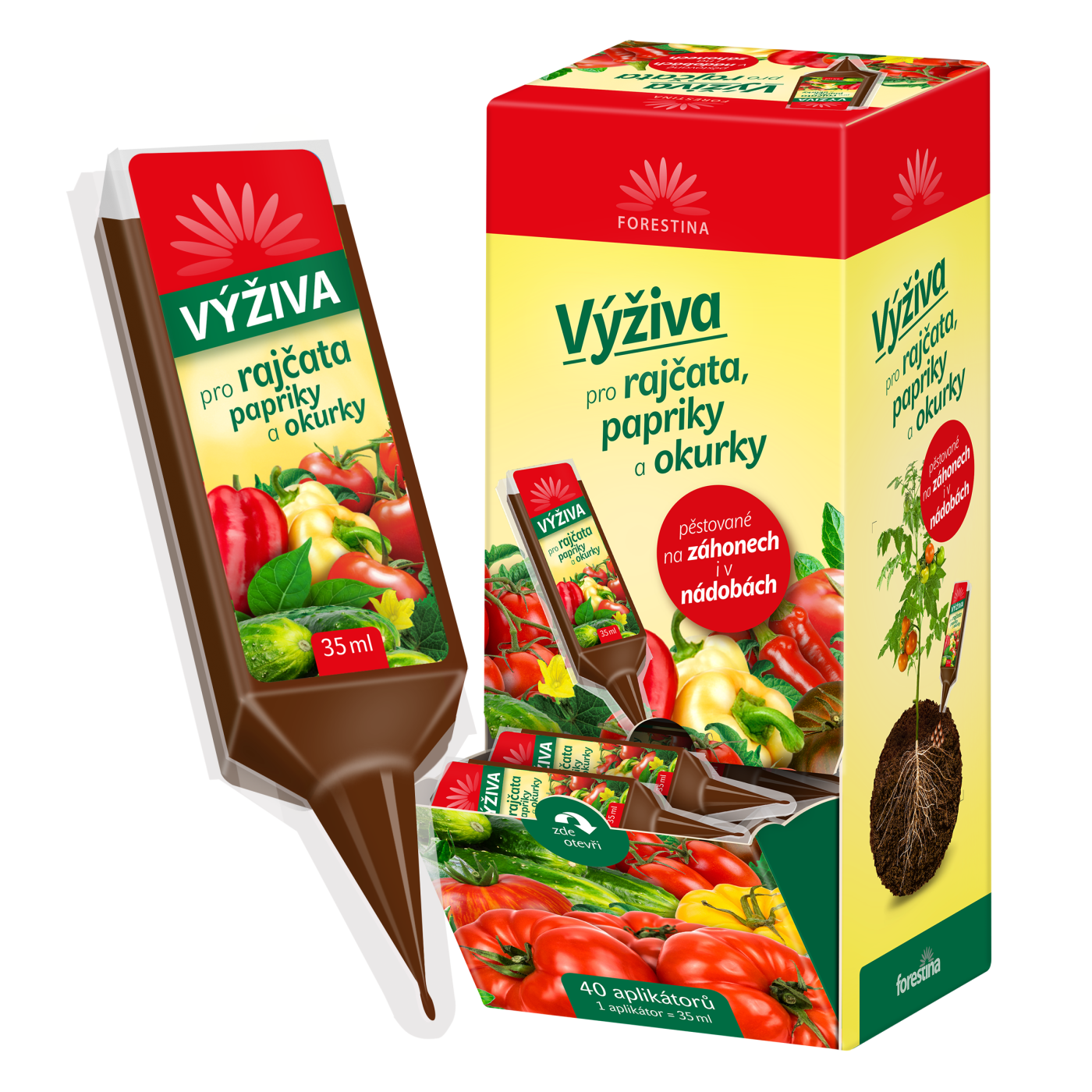 Výživa pre rajčiny,papriky a uhorky 35ml FORE [40]