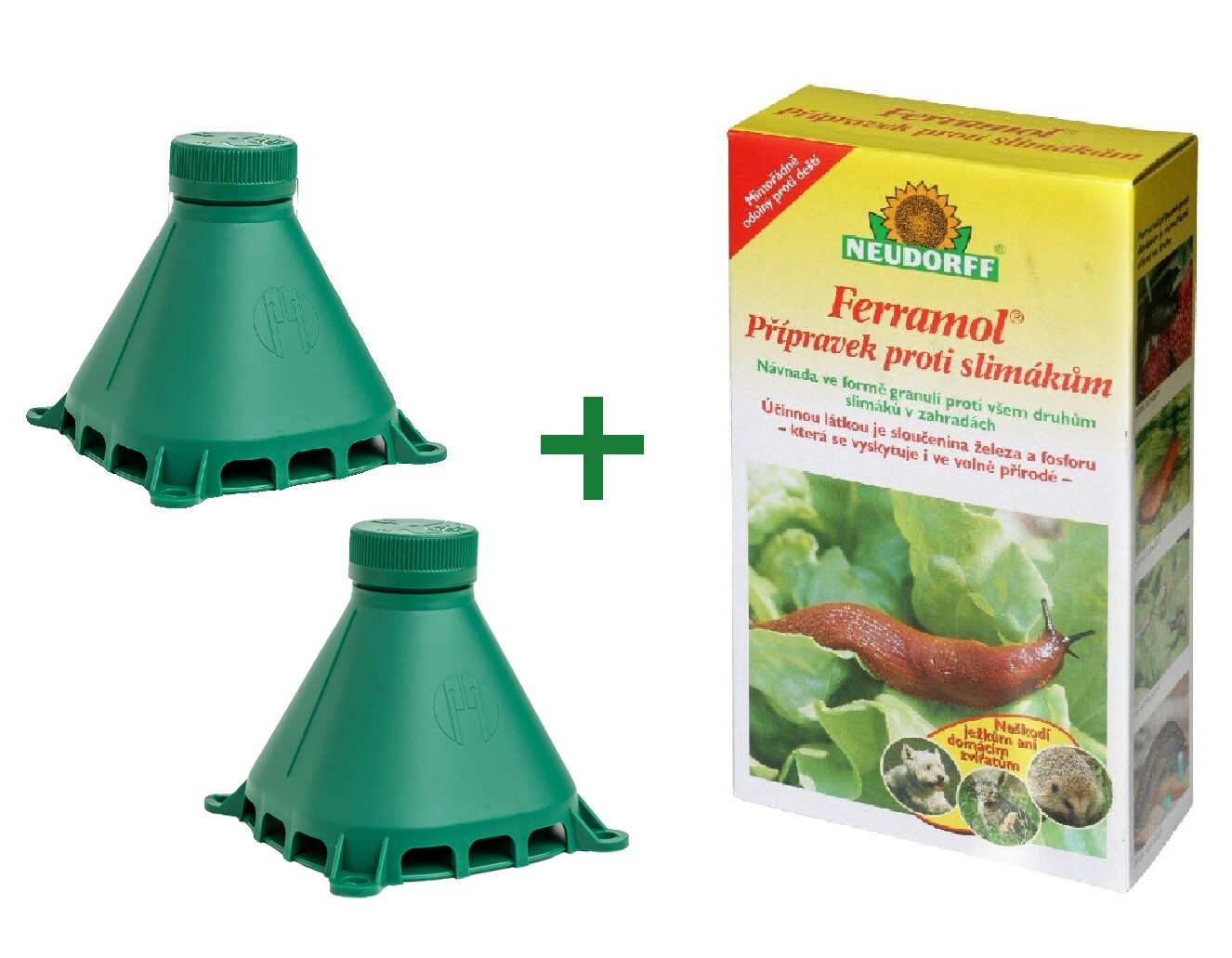 Eko pasca na slimáky 2 ks + Ferramol Neudorff 200g