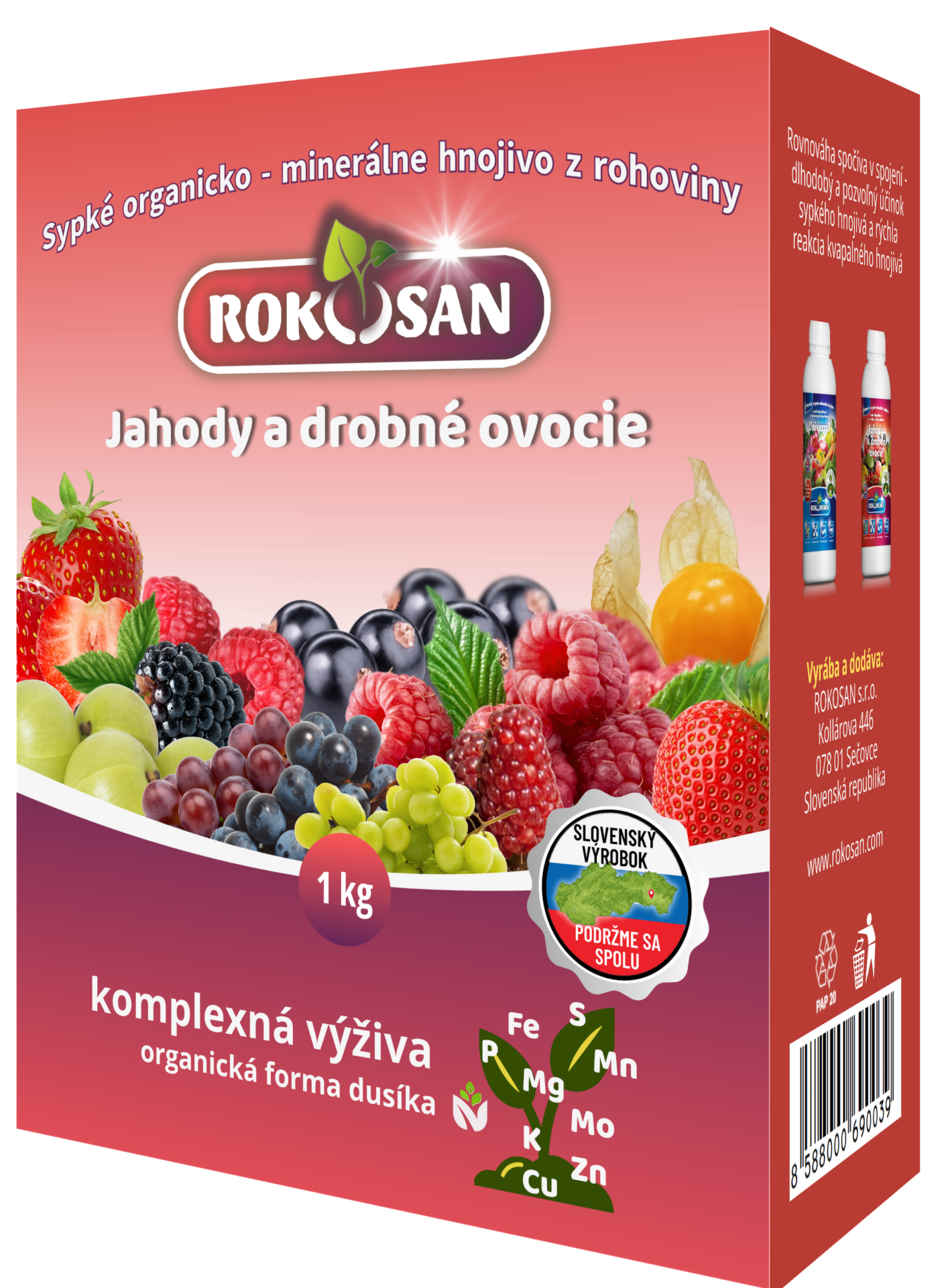 Rokosan hnojivo Jahody a drobné ovocie 1kg