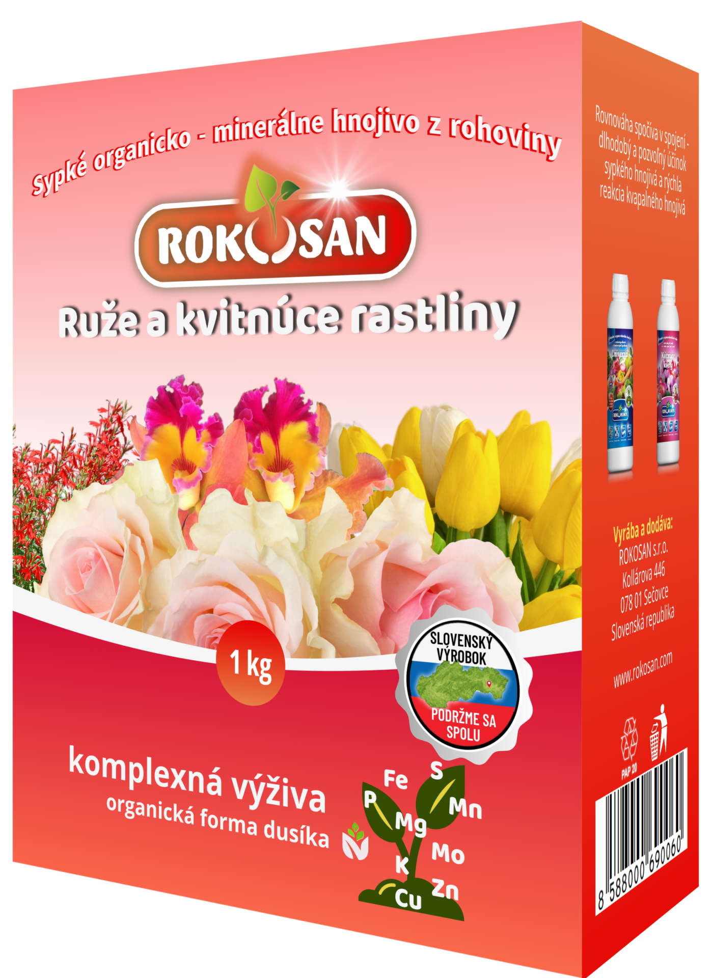 Rokosan hnojivo Ruže a kvitnúce rastliny 1kg