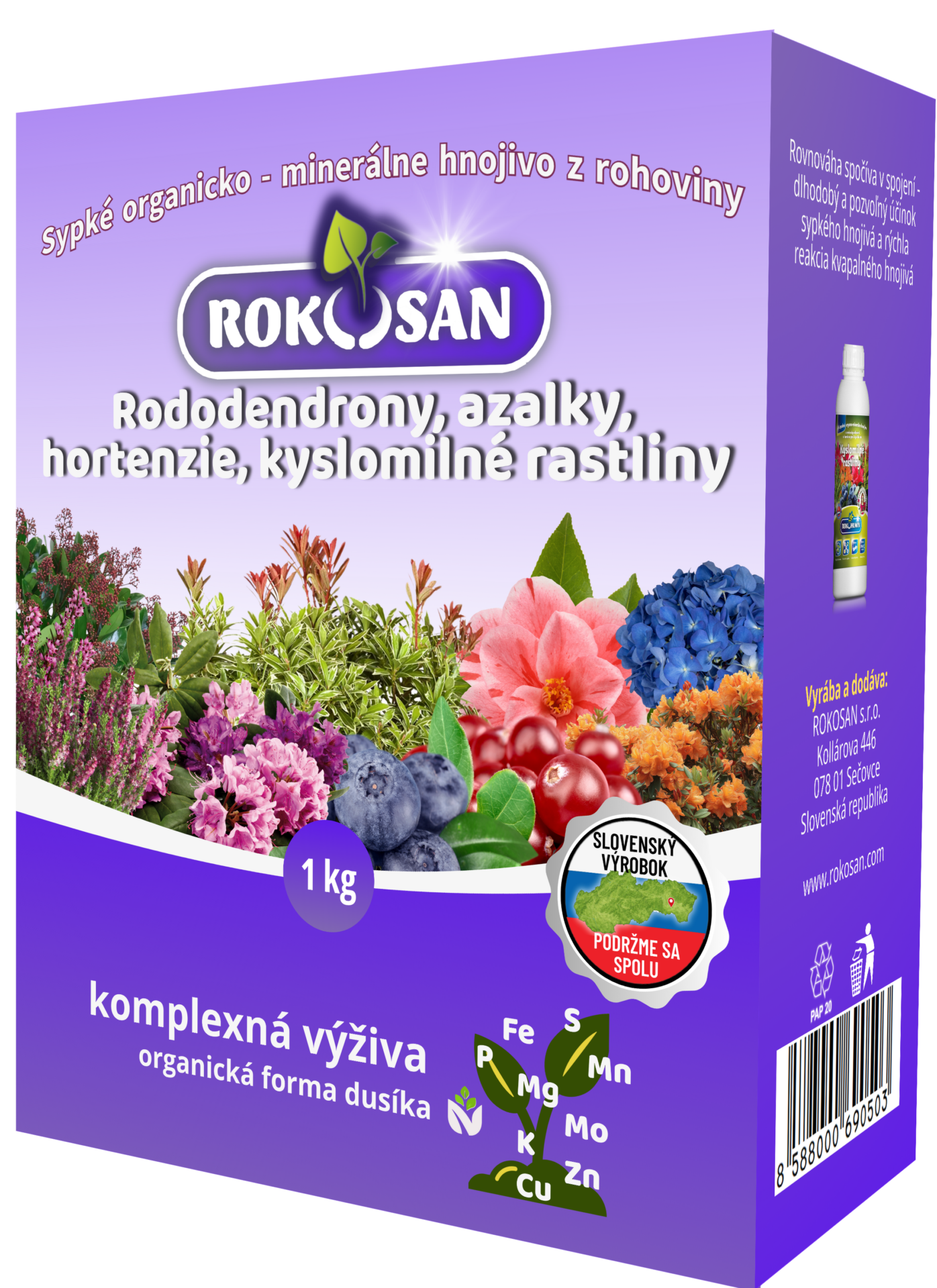 Rokosan hnojivo Rododendróny, azalky, horténzie 1kg