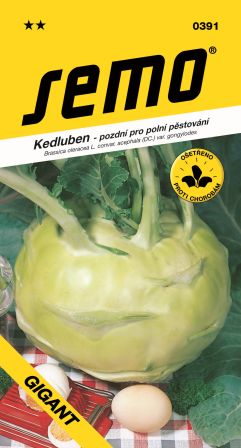 Kaleráb Gigant biely nesk. SEMO 0391 – jednoročka