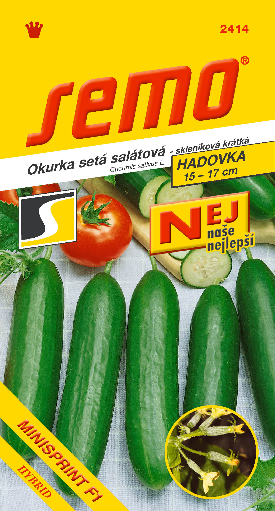 Uhorky sklen. Minisprint NEJ SEMO 2414 – jednoročka