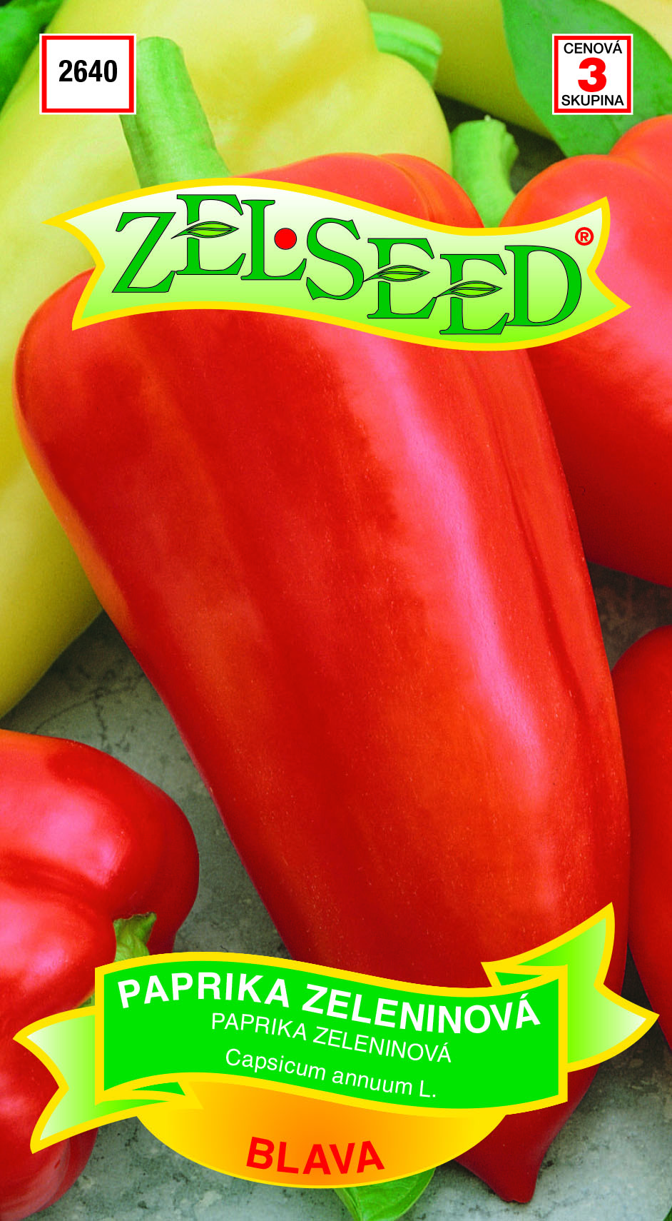 Paprika zelená Blava kápiová ZEL 2640 – jednoročka