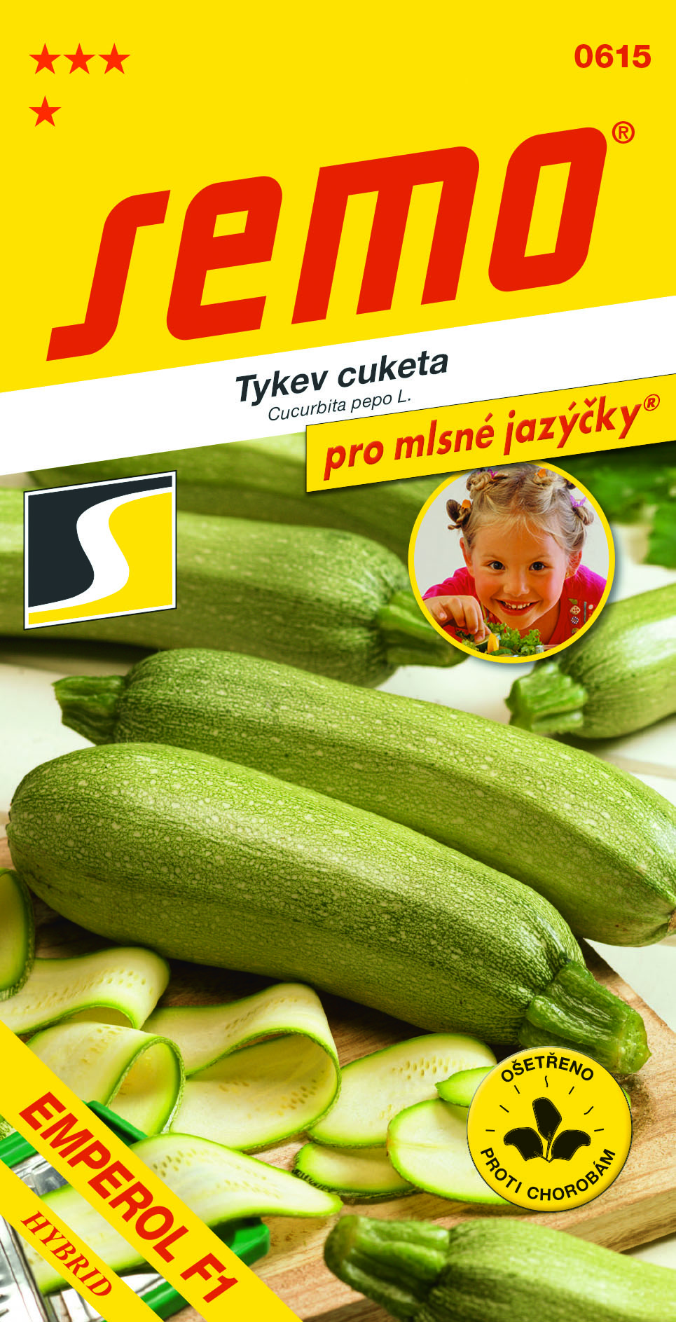 Cuketa Emperol F1 MJ SEMO 0615 – jednoročka