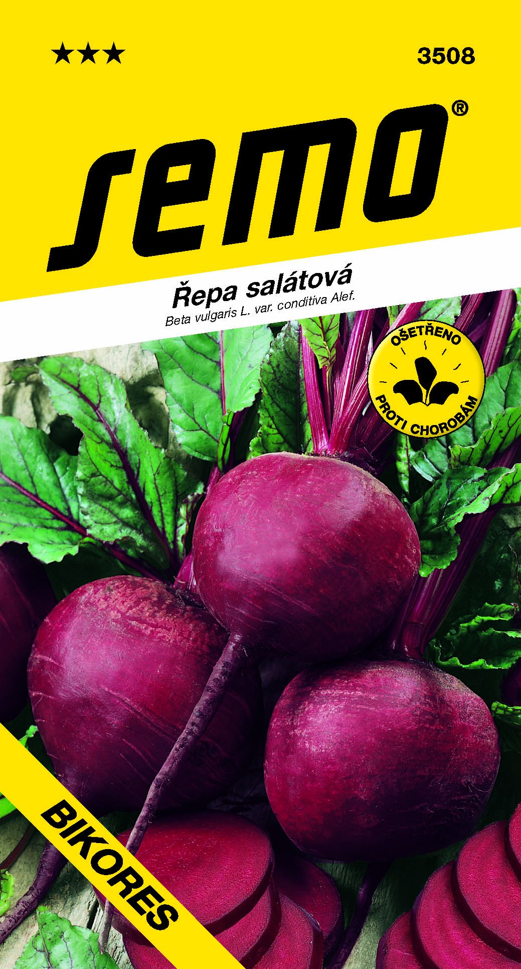 Cvikla Bikores červ. guľatá SEMO 3508 – jednoročka