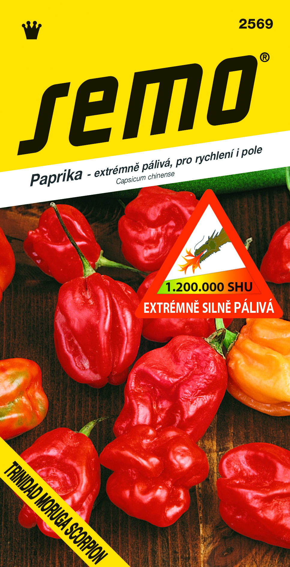 Paprika Trin. Moruga scorp. red  SEMO 2569