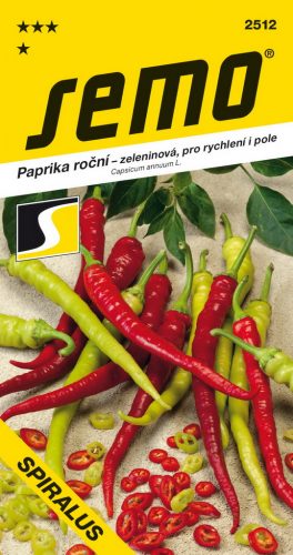 Paprika Spiralus neštip. bar. roh  SEMO 2512