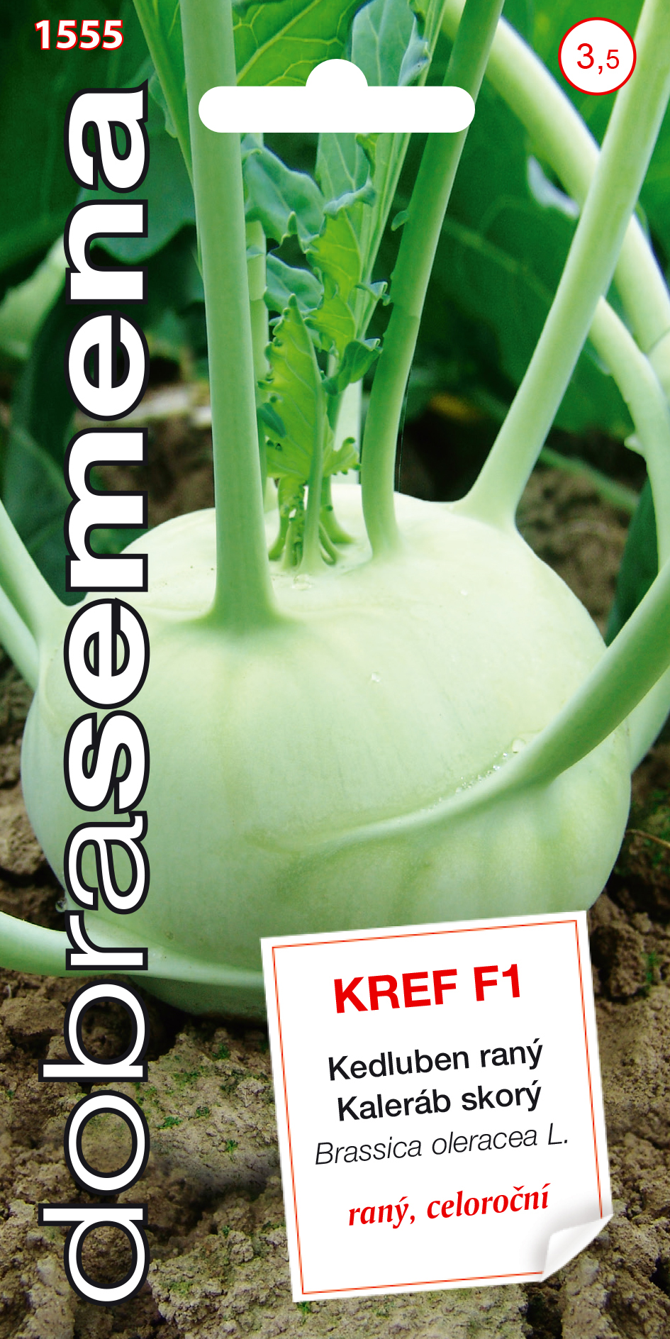 Kaleráb Kref F1 skorý celoročný DS 1555 – jednoročka