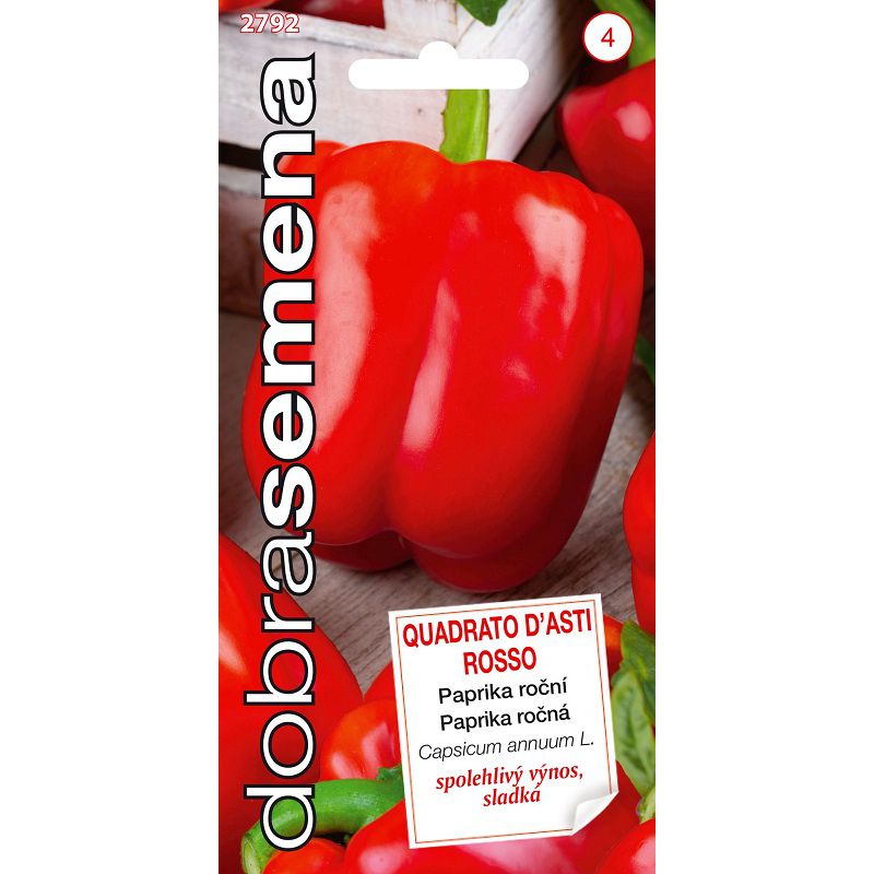 Paprika Quadrato d asti rosso DS 2792 – jednoročka