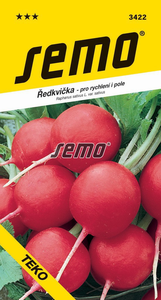 Reďkovka Teko červená SEMO 3422 – jednoročka