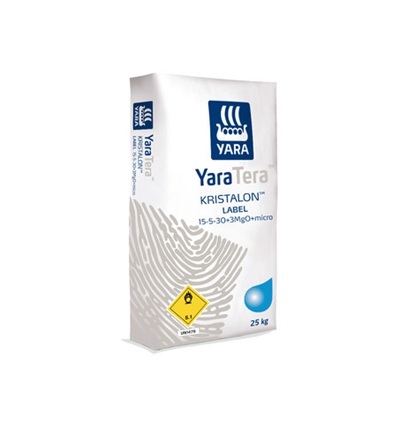 YaraTera KRISTALON BIELY 15-5-30+3+micro 25 kg