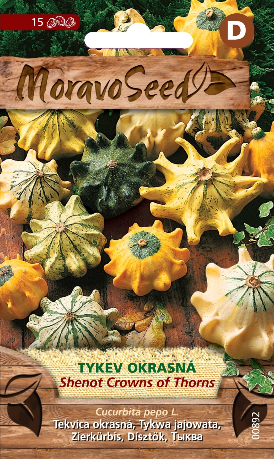 Cucurbita pepo/Tekvica okrasná/zmes Shenot MS 892