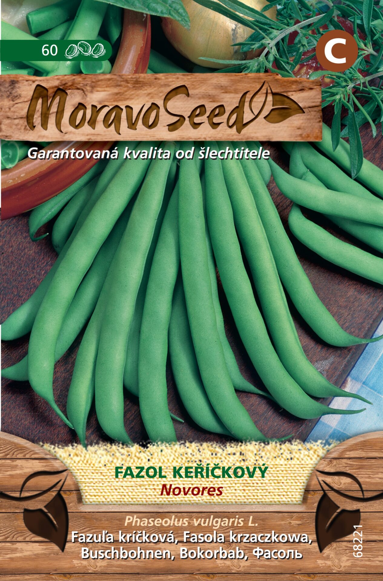 Fazuľa kríčková zelená NOVORES MS 68221