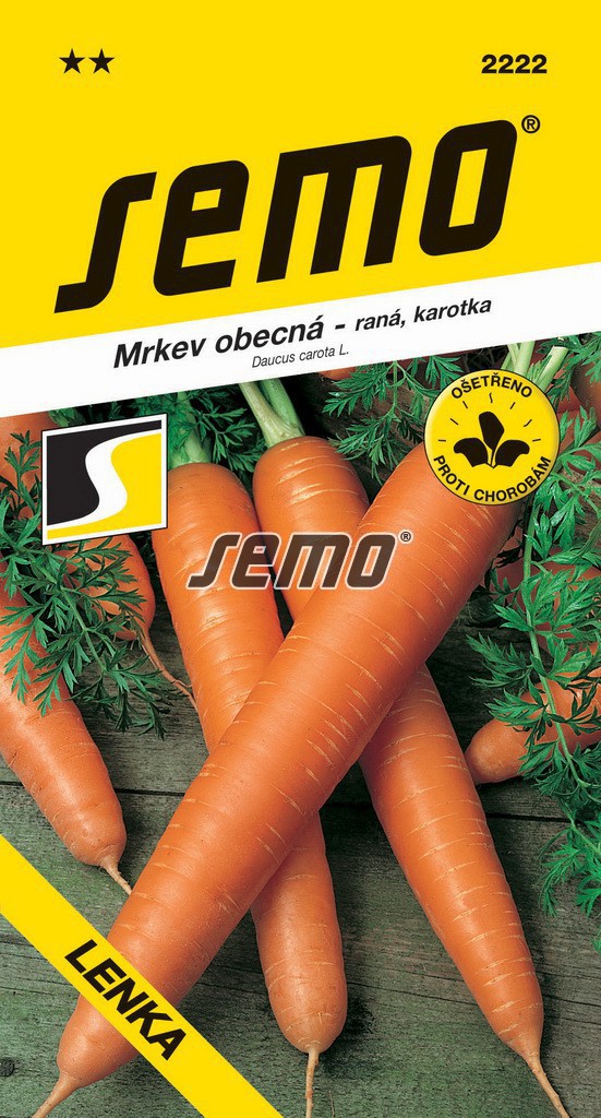 Mrkva Lenka skorá SEMO 2222 – jednoročka